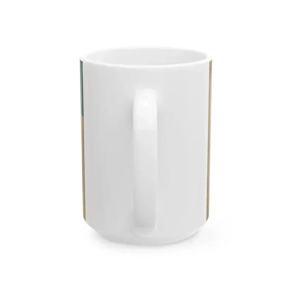 Flag of the Royal Saudi Land Forces (Saudi Arabia) White Coffee Mug - Go Mug Yourself