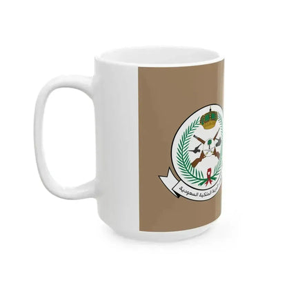 Flag of the Royal Saudi Land Forces (Saudi Arabia) White Coffee Mug - Go Mug Yourself