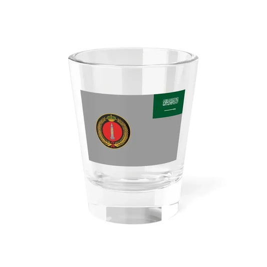 Flag of the Royal Saudi Strategic Missile Force (Saudi Arabia) Shot Glass 1.5oz 1.5oz - Go Mug Yourself