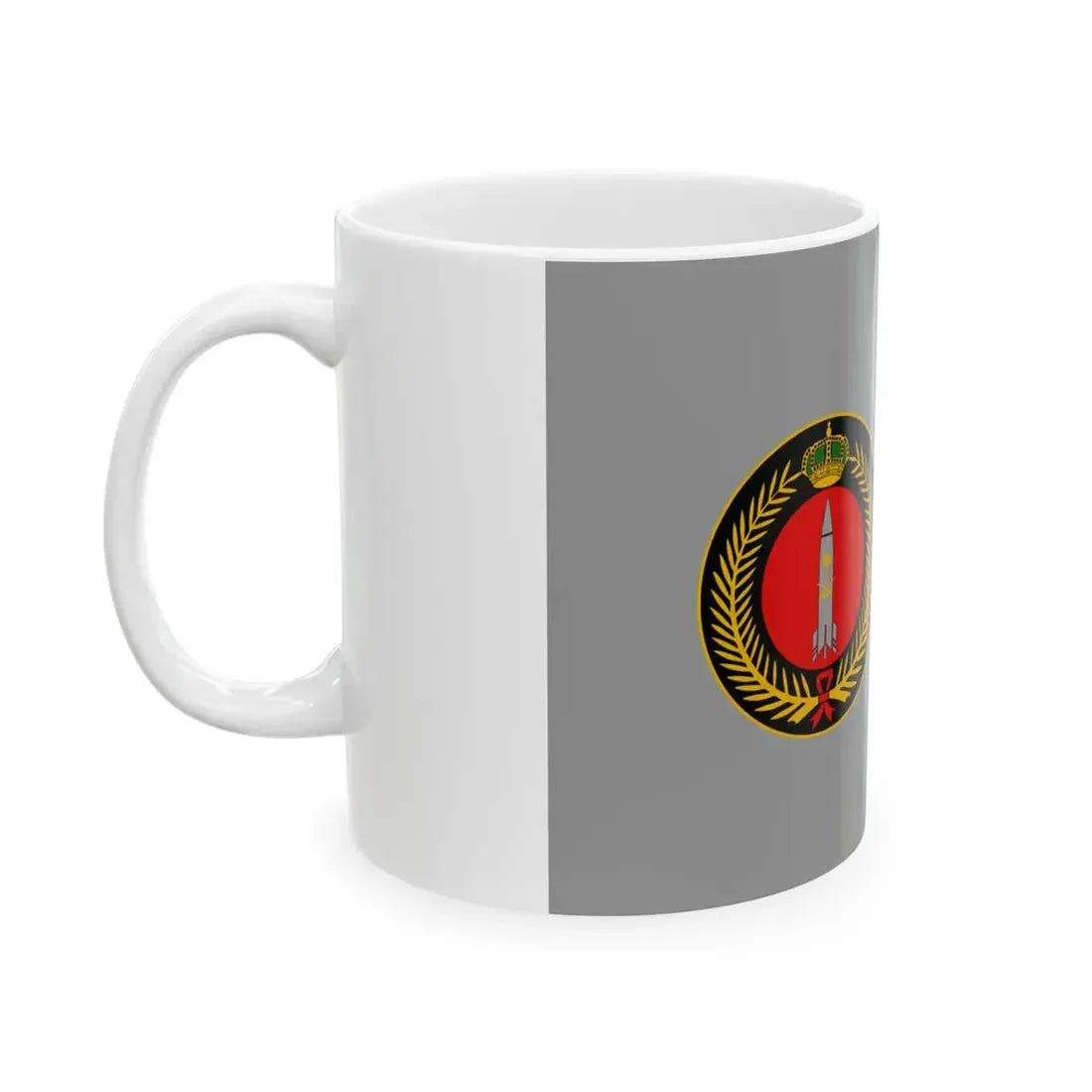 Flag of the Royal Saudi Strategic Missile Force (Saudi Arabia) White Coffee Mug - Go Mug Yourself