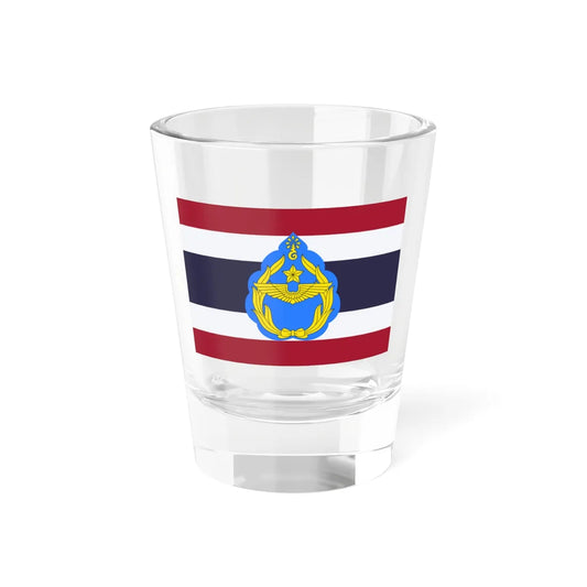Flag of the Royal Siamese Air Force Division 1936-1939 (Thailand) Shot Glass 1.5oz 1.5oz - Go Mug Yourself