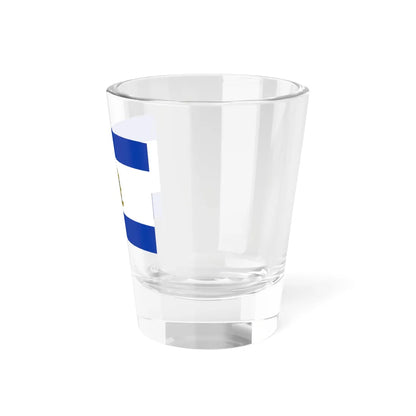 Flag of the Russian administered Kherson Oblast (Russia) Shot Glass 1.5oz - Go Mug Yourself