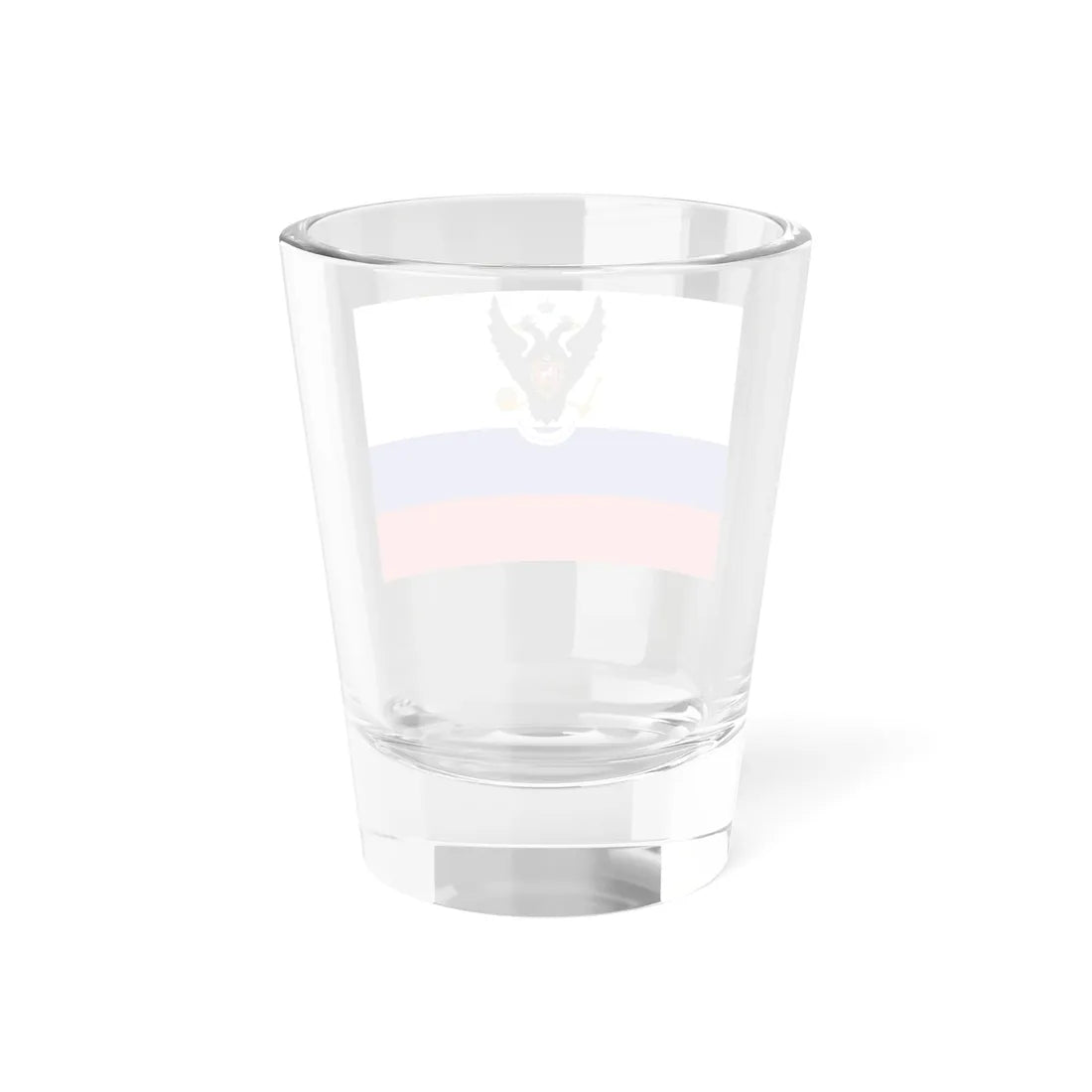 Flag of the Russian-American Company variant (Estonia) Shot Glass 1.5oz - Go Mug Yourself