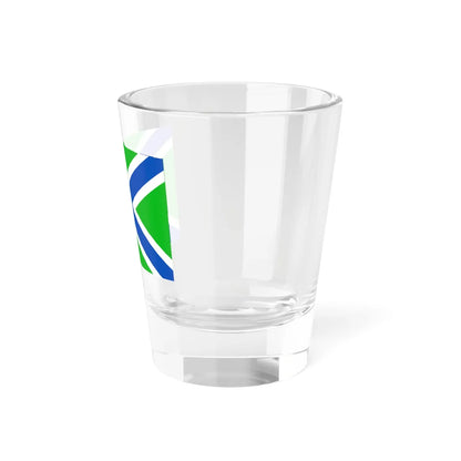 Flag of the Russian Coast Guard (Russia) Shot Glass 1.5oz - Go Mug Yourself
