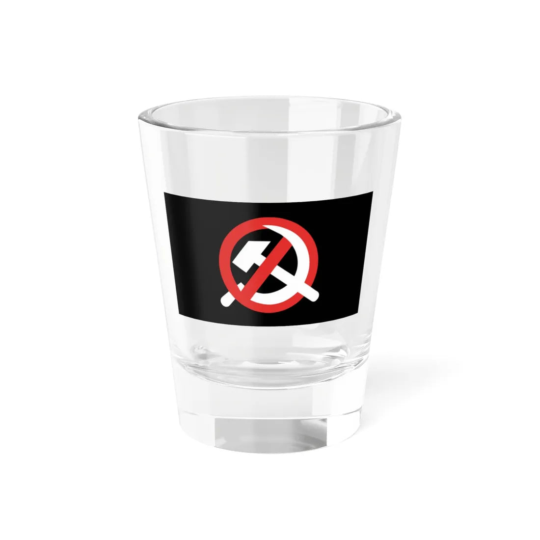 Flag of the Russian Decommunization (Russia) Shot Glass 1.5oz 1.5oz - Go Mug Yourself