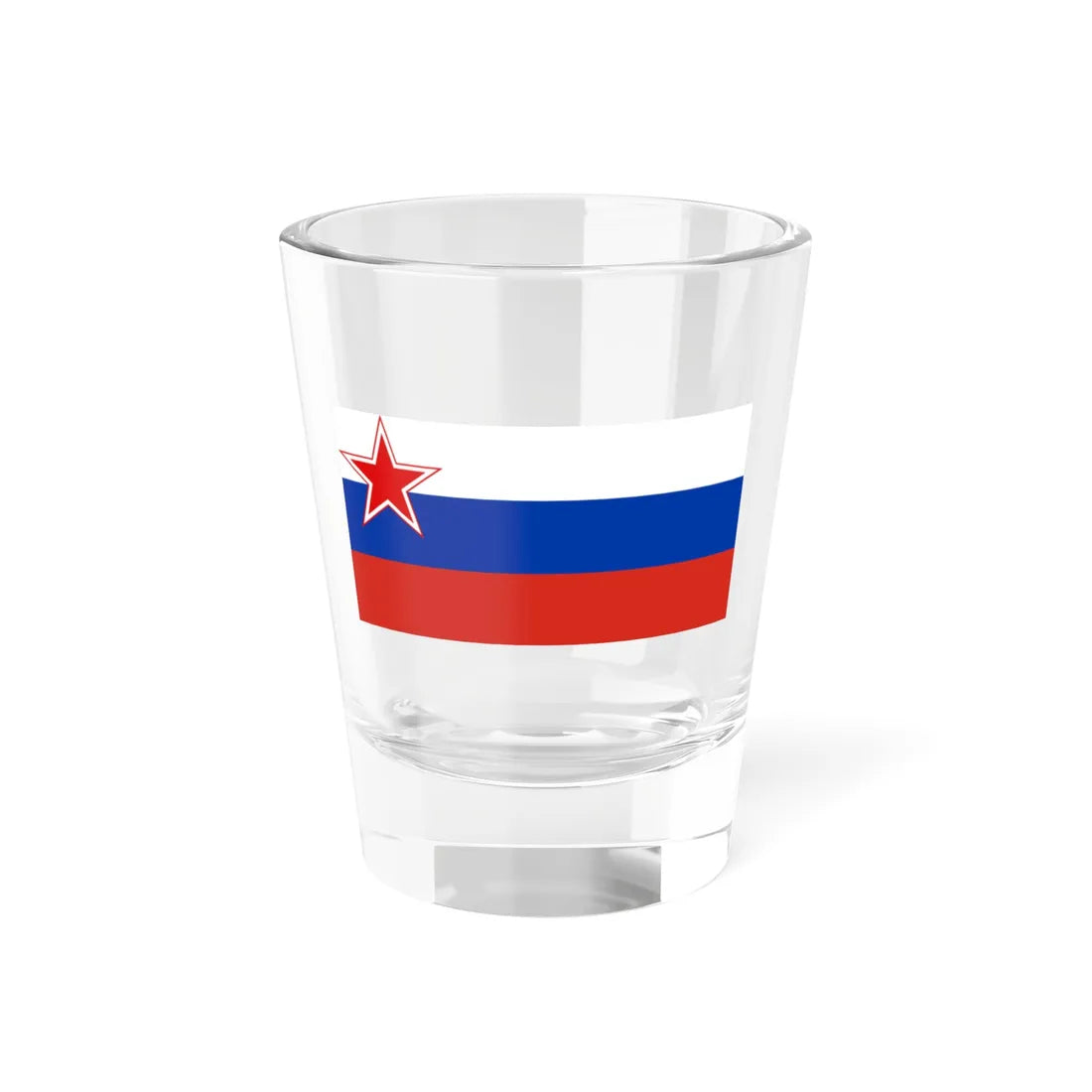 Flag of the Russian Democratic Union (Russia) Shot Glass 1.5oz 1.5oz - Go Mug Yourself