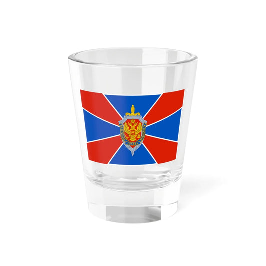 Flag of the Russian Federal Security Service (Russia) Shot Glass 1.5oz 1.5oz - Go Mug Yourself