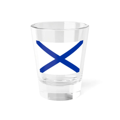 Flag of the Russian Liberation Army (Russia) Shot Glass 1.5oz 1.5oz - Go Mug Yourself