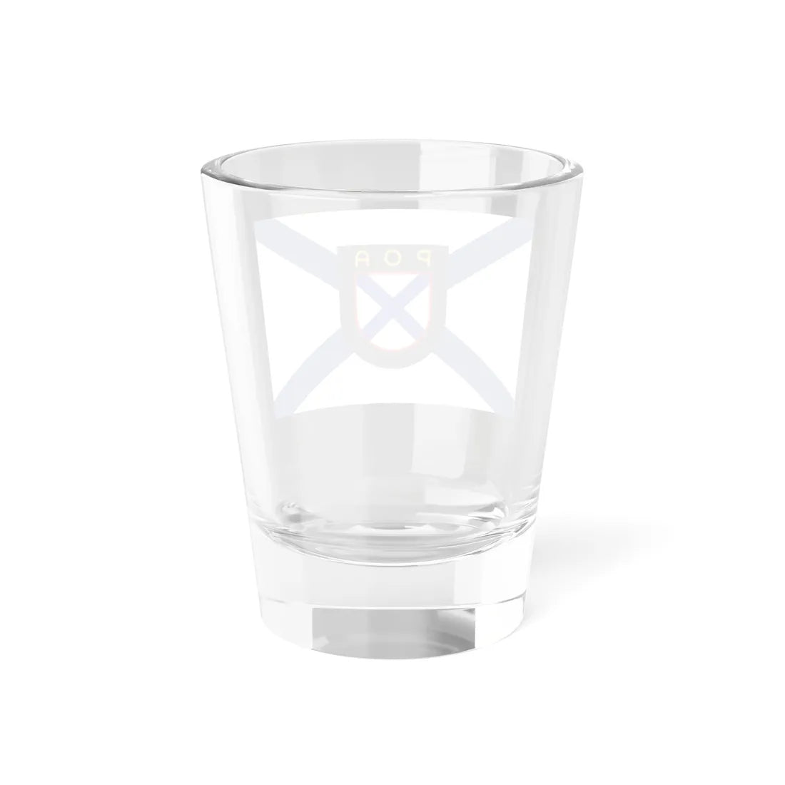 Flag of the Russian Liberation Army Variant (Russia) Shot Glass 1.5oz - Go Mug Yourself