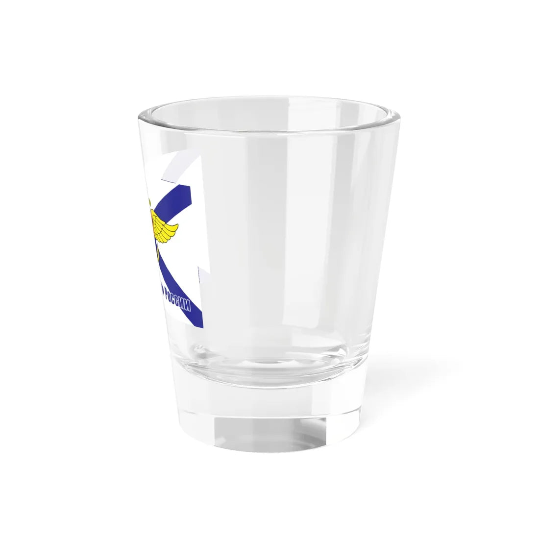 Flag of the Russian Naval Aviation (Russia) Shot Glass 1.5oz - Go Mug Yourself