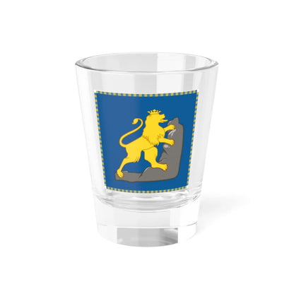 Flag of the Ruthenian National Guard from Yavoriv (Ukraine) Shot Glass 1.5oz 1.5oz - Go Mug Yourself