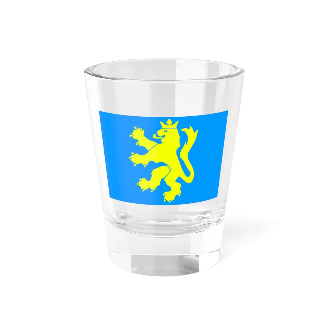 Flag of the Ruthenian National Guard (Ukraine) Shot Glass 1.5oz 1.5oz - Go Mug Yourself