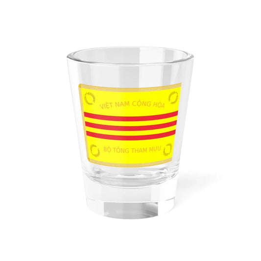 Flag of the RVNMF 1955-1965 reverse (Vietnam) Shot Glass 1.5oz 1.5oz - Go Mug Yourself