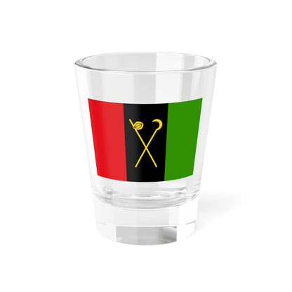 Flag of the Rwandan Democratic Movement (Rwanda) Shot Glass 1.5oz 1.5oz - Go Mug Yourself