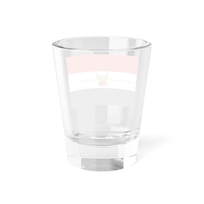 Flag of the Sacred Band of 1821 (Greece) Shot Glass 1.5oz - Go Mug Yourself