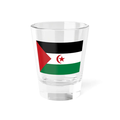 Flag of the Sahrawi Arab Democratic Republic 3-2 Shot Glass 1.5oz 1.5oz - Go Mug Yourself