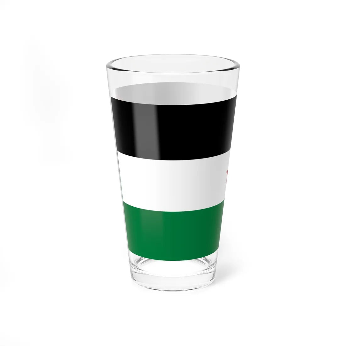 Flag of the Sahrawi Arab Democratic Republic obverse Pint Glass 16oz - Go Mug Yourself