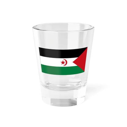 Flag of the Sahrawi Arab Democratic Republic obverse Shot Glass 1.5oz 1.5oz - Go Mug Yourself