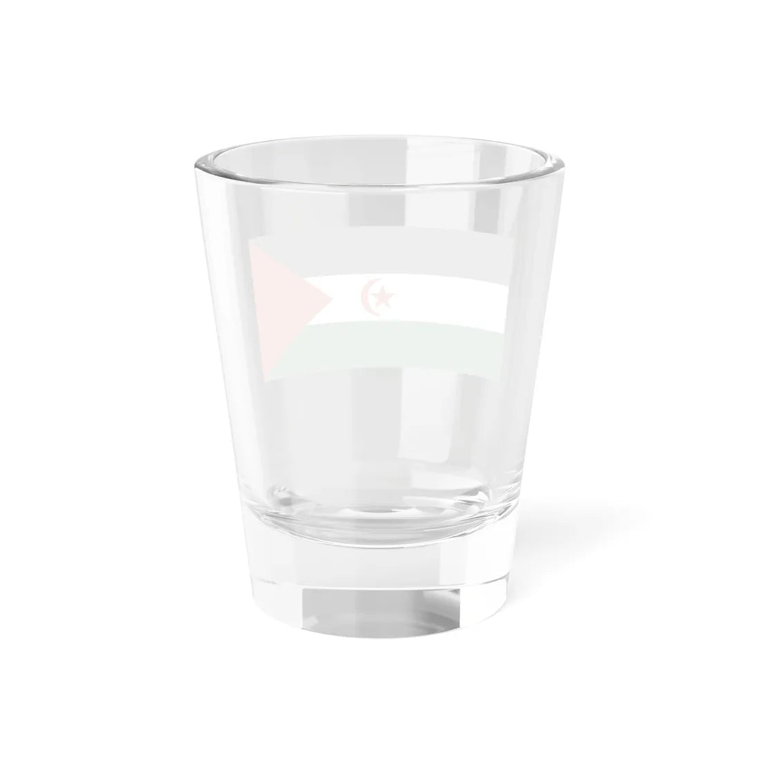Flag of the Sahrawi Arab Democratic Republic obverse Shot Glass 1.5oz - Go Mug Yourself