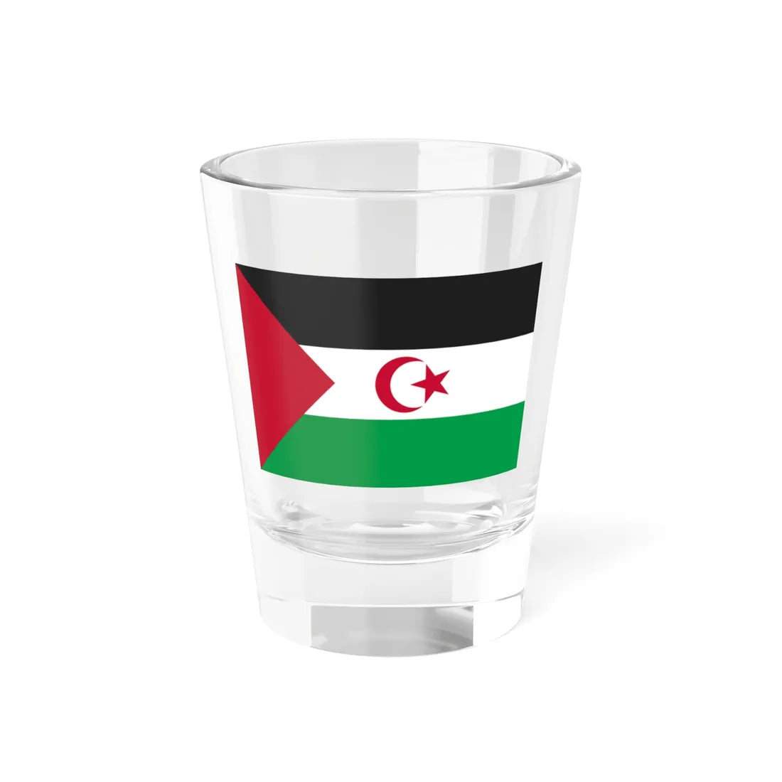 Flag of the Sahrawi Arab Democratic Republic proposal Shot Glass 1.5oz 1.5oz - Go Mug Yourself