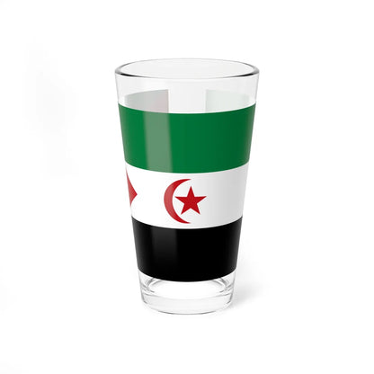 Flag of the Sahrawi Arab Democratic Republic proposed Pint Glass 16oz 16oz - Go Mug Yourself