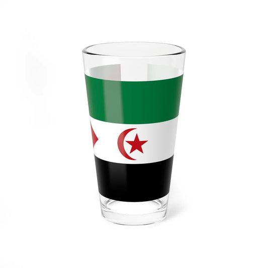 Flag of the Sahrawi Arab Democratic Republic proposed Pint Glass 16oz 16oz - Go Mug Yourself