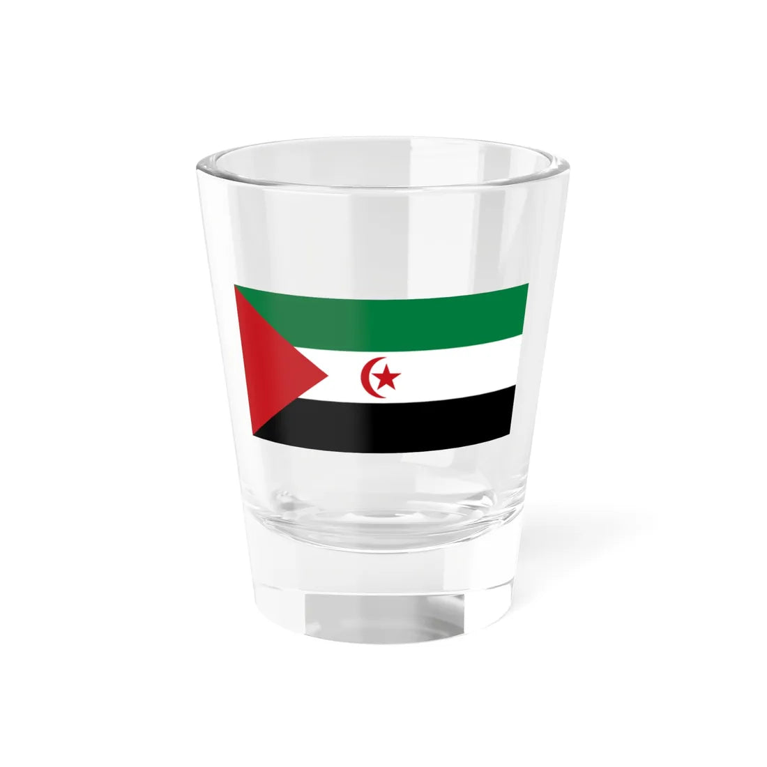 Flag of the Sahrawi Arab Democratic Republic proposed Shot Glass 1.5oz 1.5oz - Go Mug Yourself
