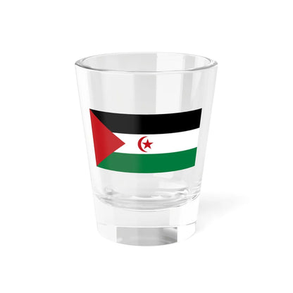 Flag of the Sahrawi Arab Democratic Republic Shot Glass 1.5oz 1.5oz - Go Mug Yourself
