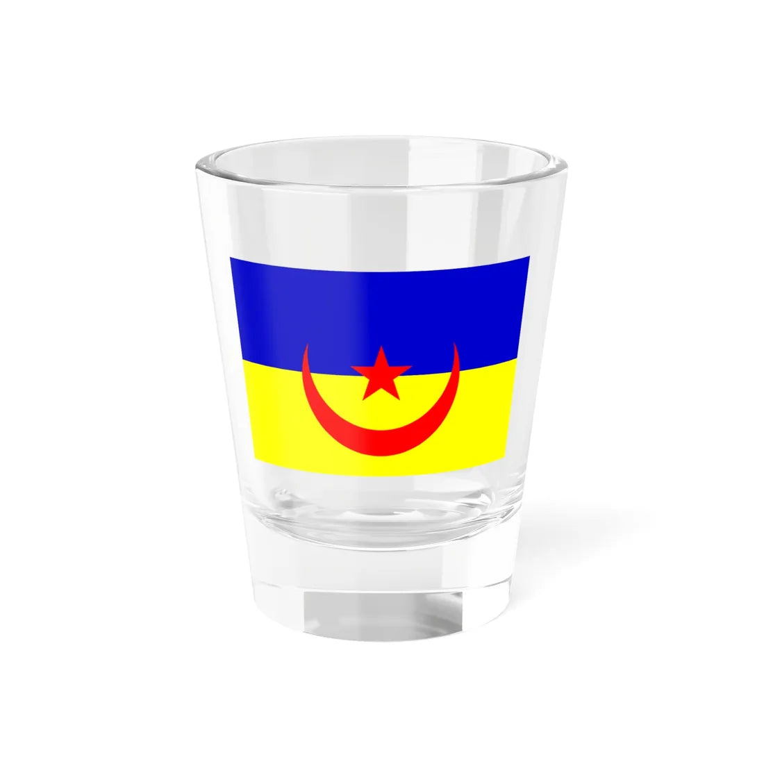 Flag of the Sahrawi National Union Party (Spain) Shot Glass 1.5oz 1.5oz - Go Mug Yourself