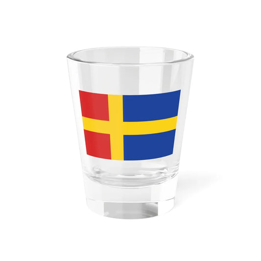 Flag of the Sami people Nordic (Finland) Shot Glass 1.5oz 1.5oz - Go Mug Yourself