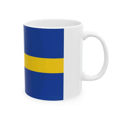 Flag of the Sami people Nordic (Finland) White Coffee Mug - Go Mug Yourself