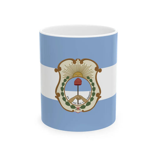 Flag of the San Juan Province (Argentina) White Coffee Mug 11oz - Go Mug Yourself