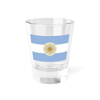 Flag of the San Juan Province reverse (Argentina) Shot Glass 1.5oz 1.5oz - Go Mug Yourself