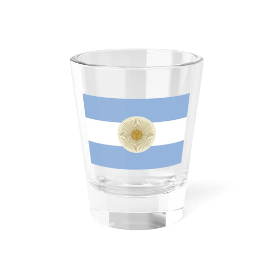 Flag of the San Juan Province reverse (Argentina) Shot Glass 1.5oz 1.5oz - Go Mug Yourself