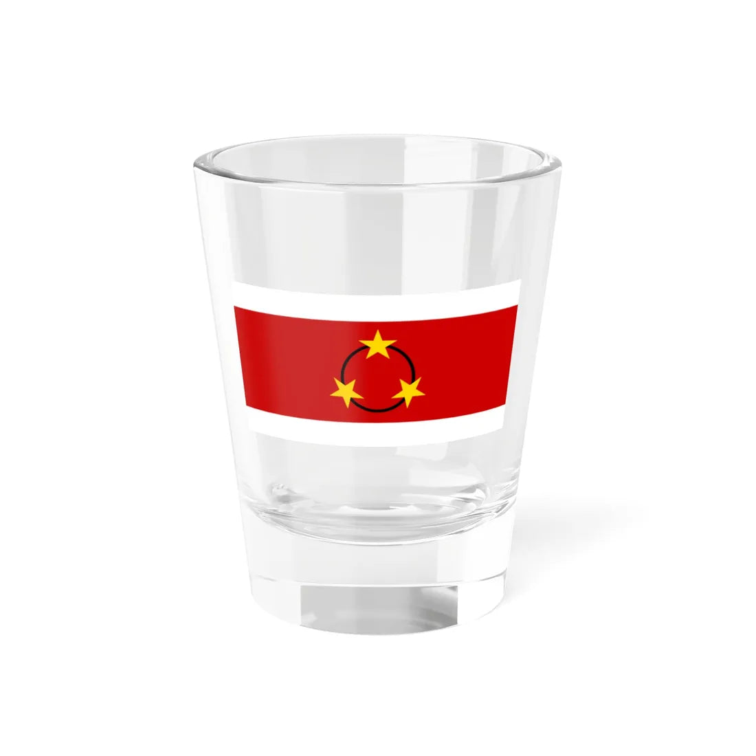Flag of the Sarawak Peoples Guerilla Force (Malaysia) Shot Glass 1.5oz 1.5oz - Go Mug Yourself