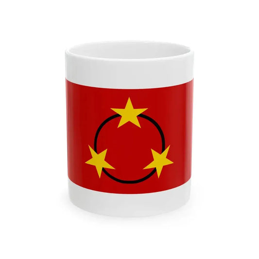 Flag of the Sarawak Peoples Guerilla Force (Malaysia) White Coffee Mug 11oz - Go Mug Yourself