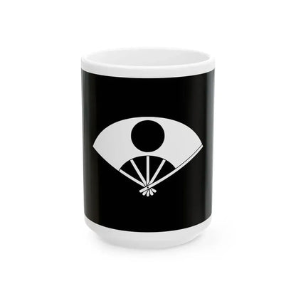 Flag of the Satake Lords of Akita in Dewa Province A (Japan) White Coffee Mug 15oz - Go Mug Yourself