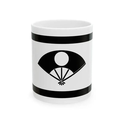Flag of the Satake Lords of Akita in Dewa Province C (Japan) White Coffee Mug 11oz - Go Mug Yourself