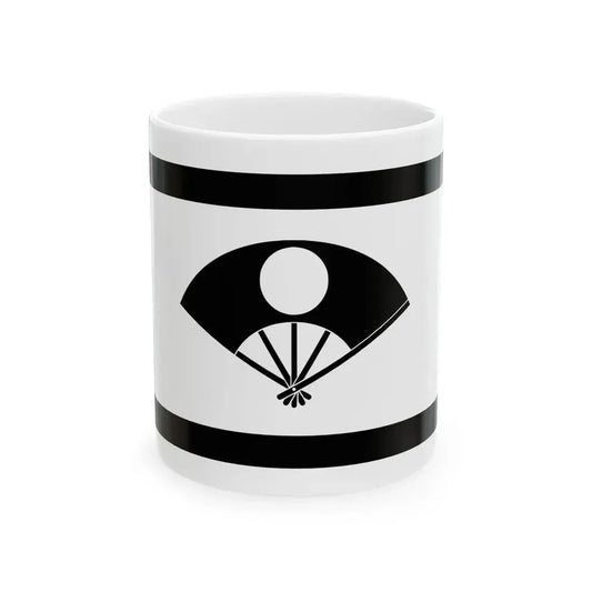 Flag of the Satake Lords of Akita in Dewa Province C (Japan) White Coffee Mug 11oz - Go Mug Yourself