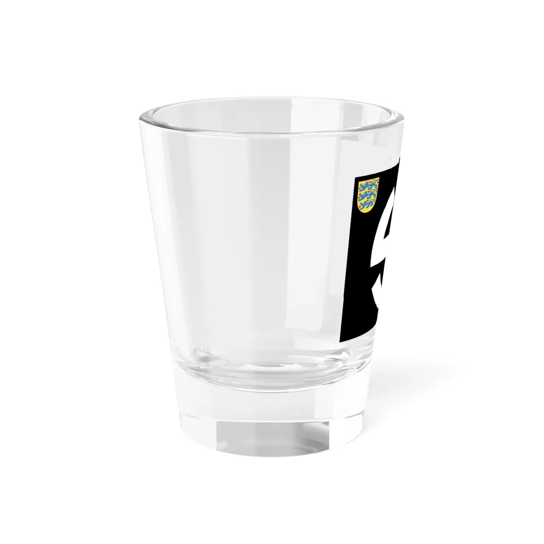 Flag of the Schalburgkorps (Denmark) Shot Glass 1.5oz - Go Mug Yourself
