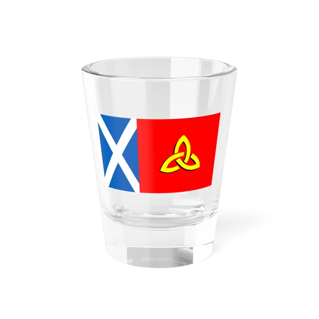 Flag of the Scottish Republican Socialist Movement (Scotland) Shot Glass 1.5oz 1.5oz - Go Mug Yourself