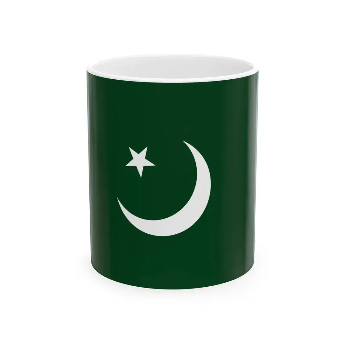 Flag of the Second East Turkestan Republic 2 (China) White Coffee Mug 11oz - Go Mug Yourself