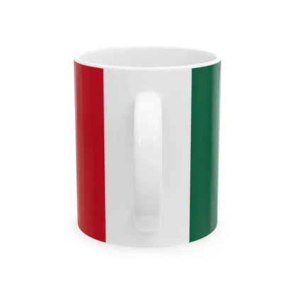 Flag of the Second Mexican Empire 1865-1867 (Mexico) White Coffee Mug - Go Mug Yourself