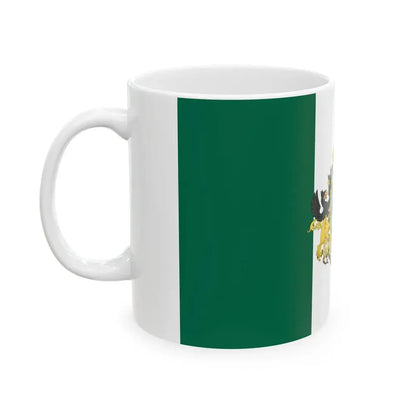Flag of the Second Mexican Empire (Mexico) White Coffee Mug - Go Mug Yourself