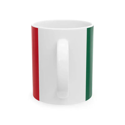 Flag of the Second Mexican Empire War Flag (Mexico) White Coffee Mug - Go Mug Yourself