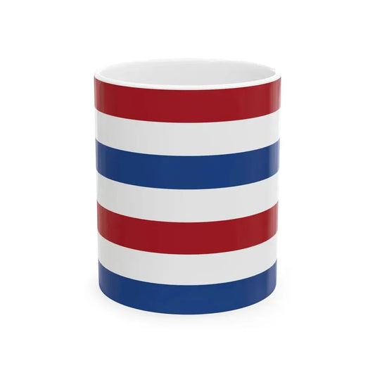 Flag of the Secretary of Defence of the Netherlands (Netherlands) White Coffee Mug 11oz - Go Mug Yourself