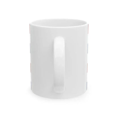 Flag of the Secretary of Defence of the Netherlands (Netherlands) White Coffee Mug - Go Mug Yourself