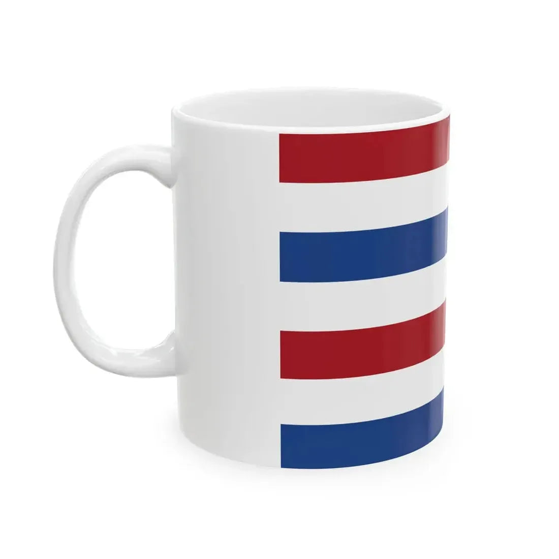 Flag of the Secretary of Defence of the Netherlands (Netherlands) White Coffee Mug - Go Mug Yourself