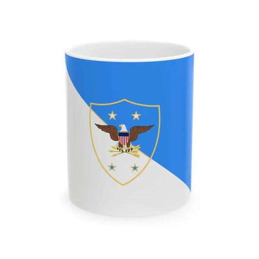 Flag of the Senior Enlisted Advisor to the Chairman (United States) White Coffee Mug 11oz - Go Mug Yourself