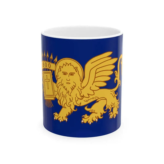 Flag of the Septinsular Republic (Greece) White Coffee Mug 11oz - Go Mug Yourself